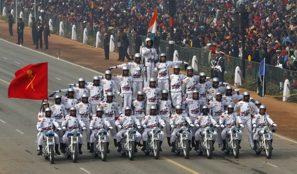 India rehearses Republican Day parade
