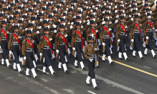 India rehearses Republican Day parade