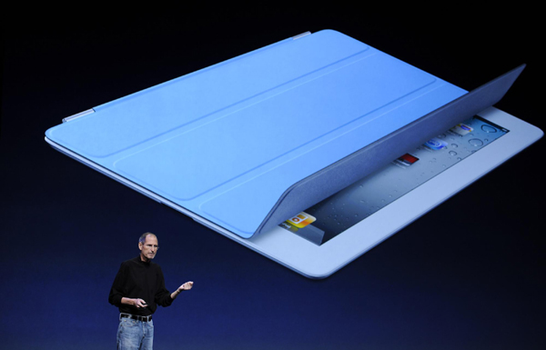 Jobs breaks from medical leave to unveil iPad 2