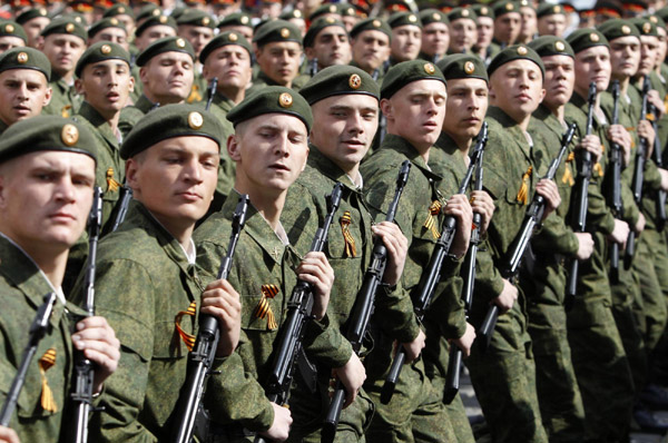 Victory Day military parade held on Red Square