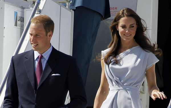 Kate and William land in Los Angeles for US trip