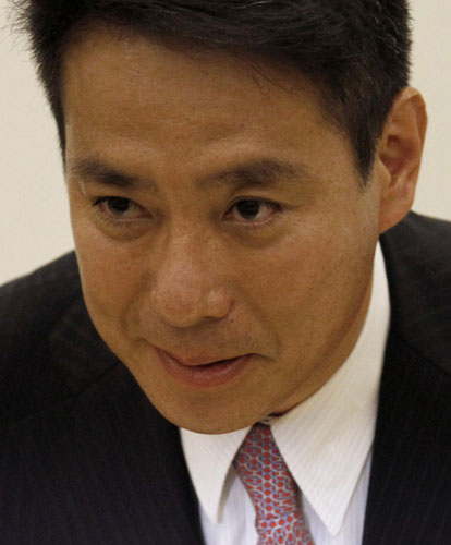 Japan's former foreign minister Seiji Maehara attends a meeting with his party's lawmakers in Tokyo August 23, 2011. Japan PM on way out, leadership race wide open