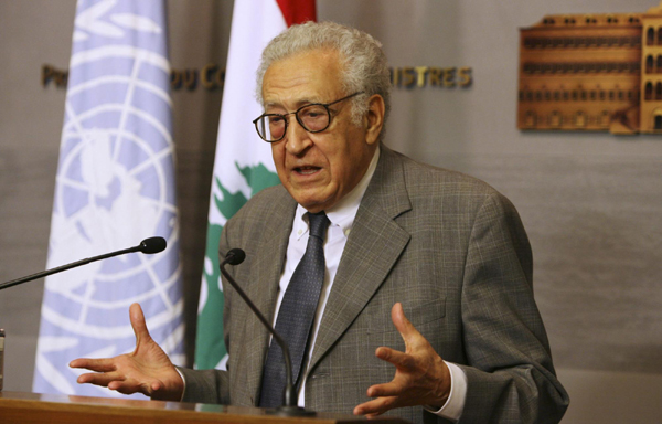 UN-AL envoy calls for early ceasefire in Syria