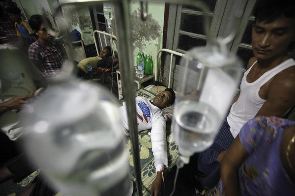 Death toll in Myanmar sectarian violence up to 112