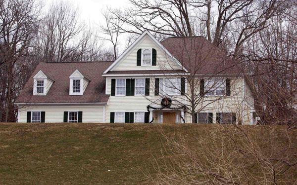The home of Nancy Lanza and her son Adam in Newtown Connecticut, on March 28, 2013. Newtown school gunman fired 154 rounds in less than 5 minutes