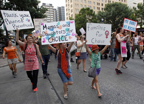 Thousands flock to Texas Capitol over abortion