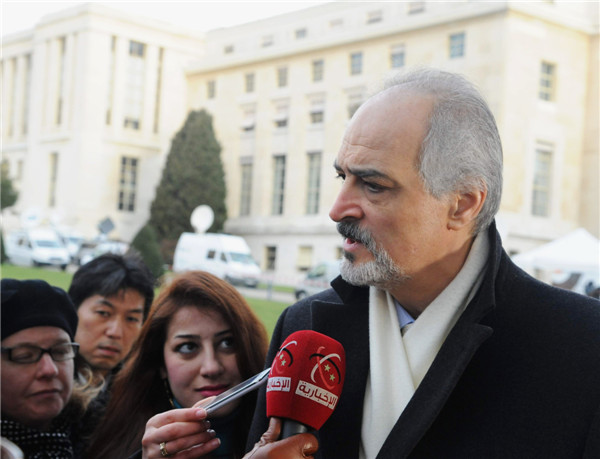 Syrian civil war foes meet for 1st time, focus on aid