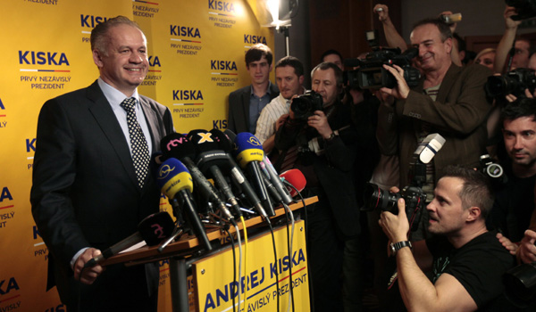 Kiska wins Slovak presidential runoff, rival concedes defeat