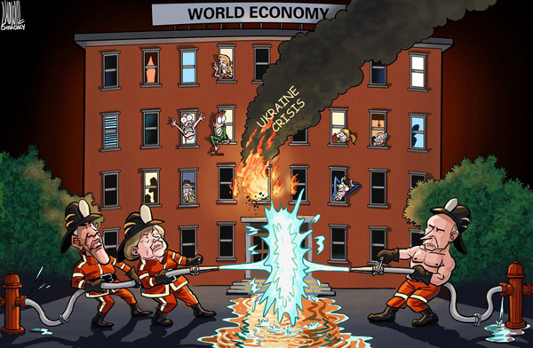 Cartoon: Back on right track