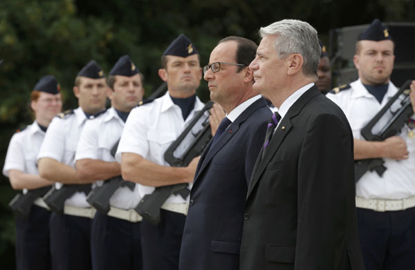 France, Germany hail ties at WWI commemoration ceremony