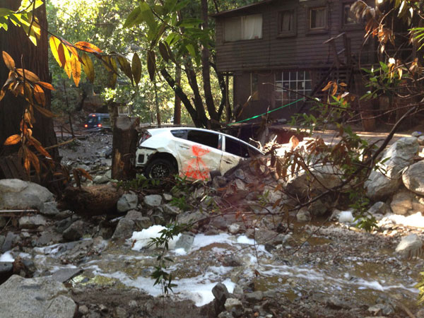 Rain-triggered mudslides ravage California