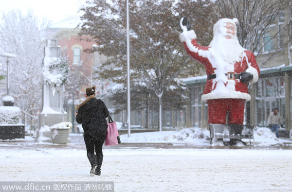 US ravaged by unexpected early wintry weather