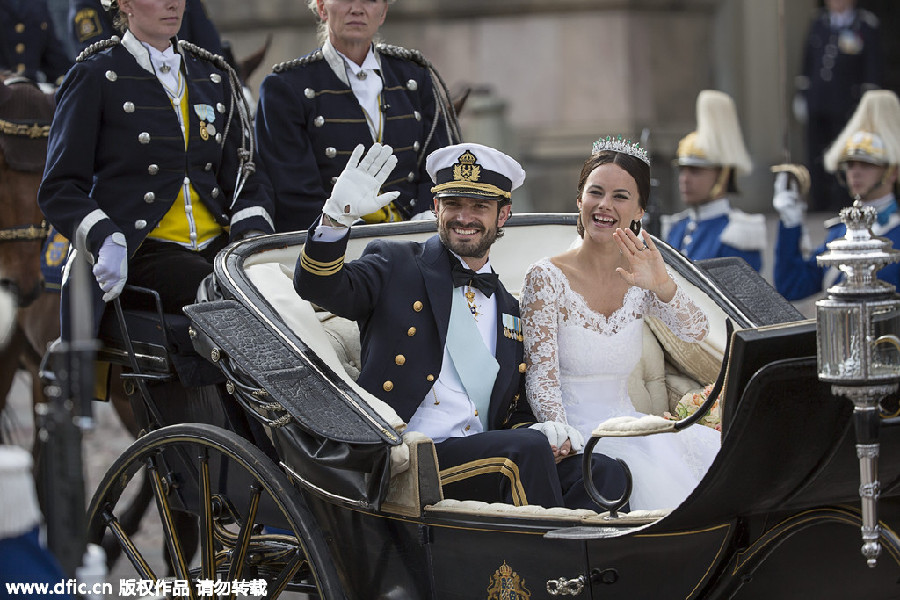 Swedish Prince Philip marries reality TV star