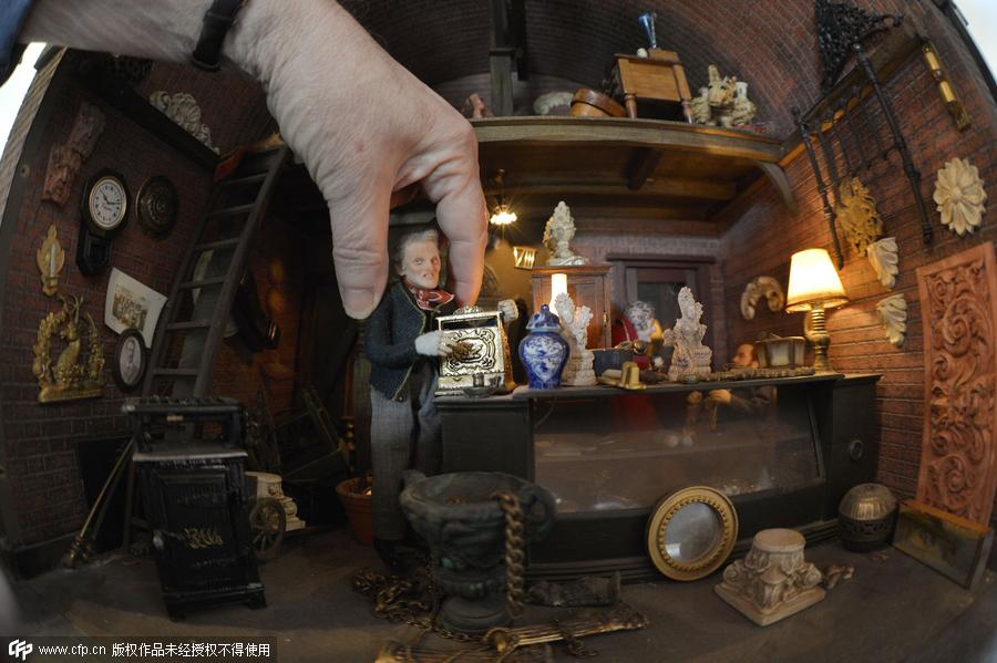 Collection of 70 dollshouses gifted to Newby Hall