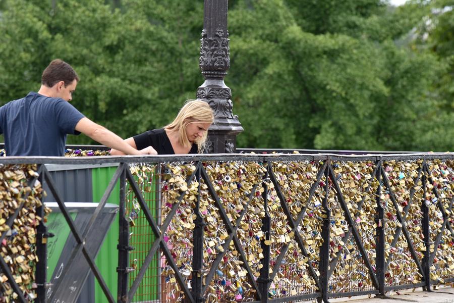 Locking lips is fine, but no locking locks, says Paris