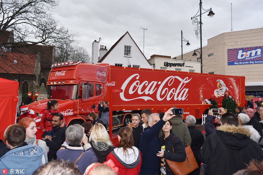 British politician calls for ban of Coca Cola's Christmas truck from city for obesity concerns