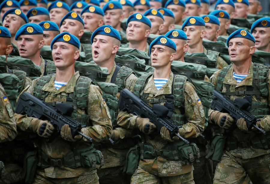 Ukraine celebrates Independence Day with military parade