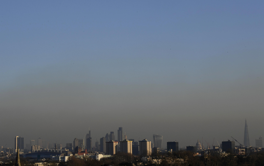 London smog: worse than Beijing on Monday