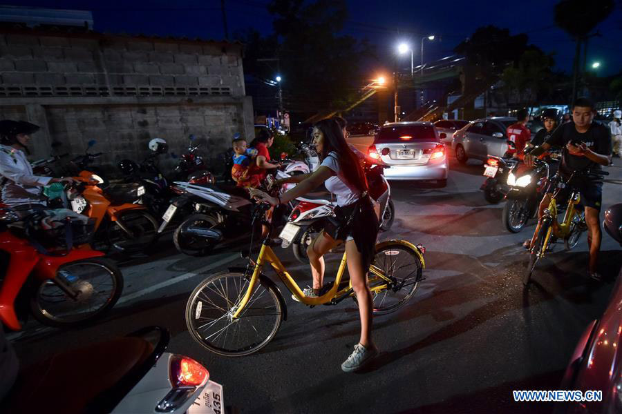 Bike-sharing service benefits local residents, tourists in Phuket, Thailand