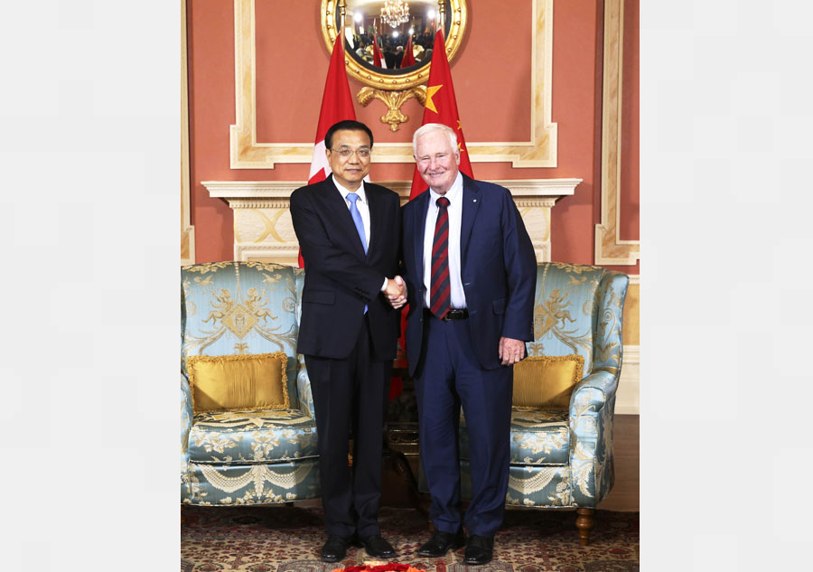 Premier meets Canada's governor general