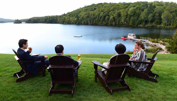 Son brings charm to diplomacy