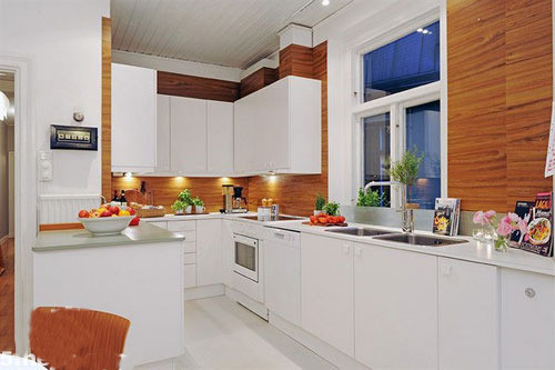 白色廚房櫥柜 家中演繹美味情緣