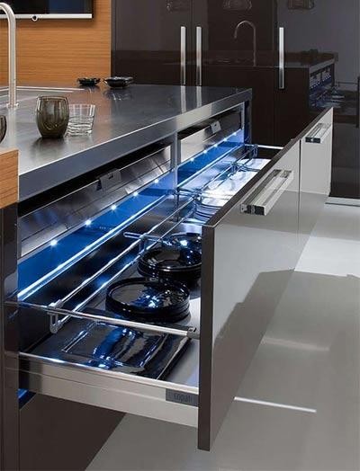 品味時(shí)尚生活 酒吧式裝混搭整體廚房