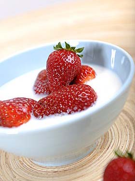 寶寶營養餐之白玉草莓羹(圖)