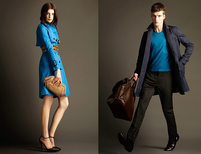 Burberry發布2012春夏型錄