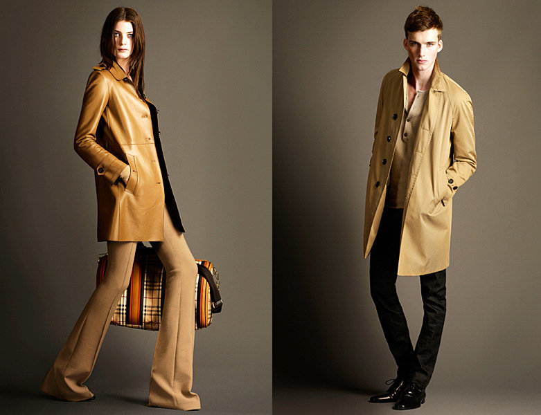 Burberry發布2012春夏型錄
