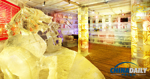 哈爾濱香格里拉冰宮和冰吧驚艷開業