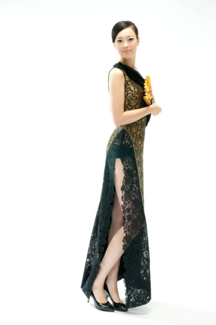 世界旅游形象大使王旭艽浪漫情人節寫真