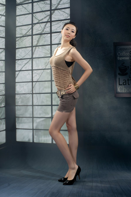 世界旅游形象大使王旭艽浪漫情人節寫真