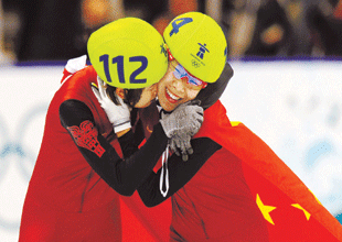 中國冬奧會(huì)共奪五金