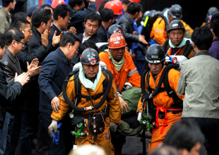 王家嶺礦難救援創奇跡