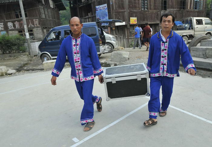 探訪黔東南州鄉村電影放映員