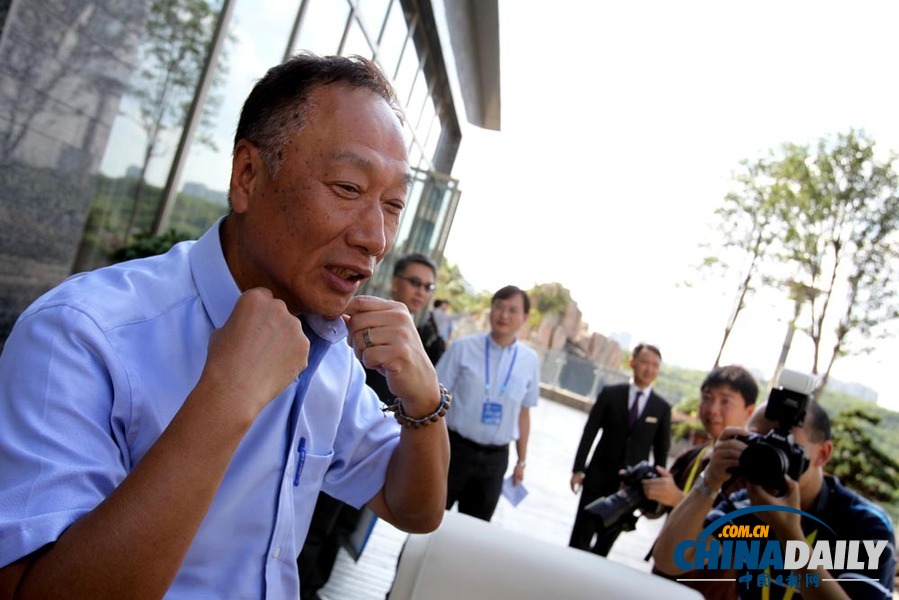 郭臺銘：富士康投資貴陽 不破壞青山綠水