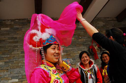 北川重組家庭集體婚禮