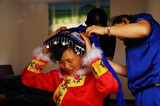 北川重組家庭集體婚禮