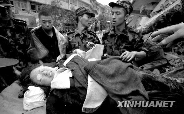 汶川地震一周年：歷史永遠銘記[組圖]