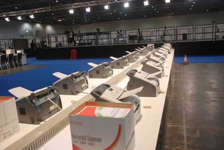 G20國峰會媒體大廳里各項設施配備完整