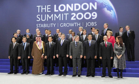 二十國集團領導人峰會全家福(圖)