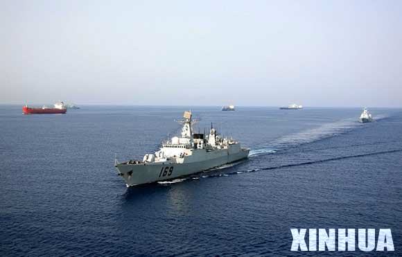 中國海軍兩批護航編隊順利交接（組圖）