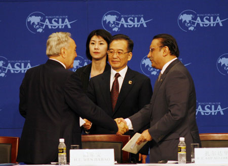 博鰲亞洲論壇年會舉行開幕大會 溫總理主旨演講