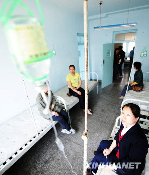 吉林市161人接觸不明氣體入院治療（組圖）