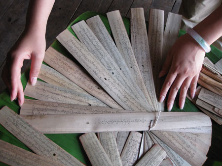 西雙版納傣族園組織非物質文化遺產培訓