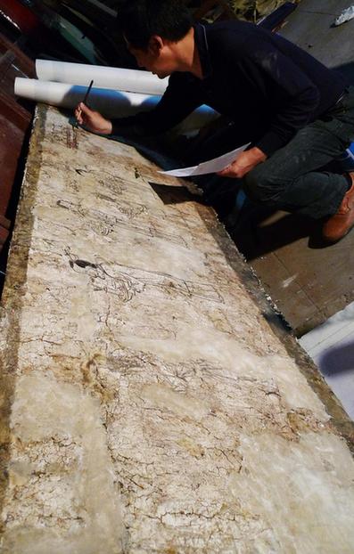 湖北襄樊南宋墓葬壁畫完成保護性修復