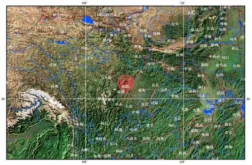 四川德陽市綿竹市發(fā)生5.6級(jí)地震 成都震感強(qiáng)烈