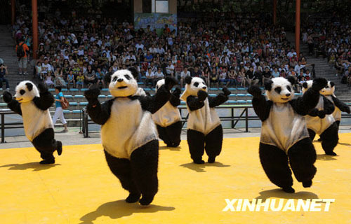 動物明星廣州上演童話劇[組圖]