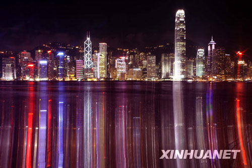 此景只應天上有 亦真亦幻夜香港[組圖]